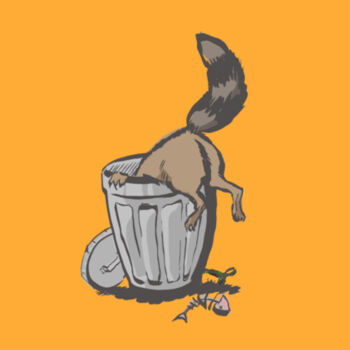 Trash Bandit - AS Colour Kids Youth T shirt Design
