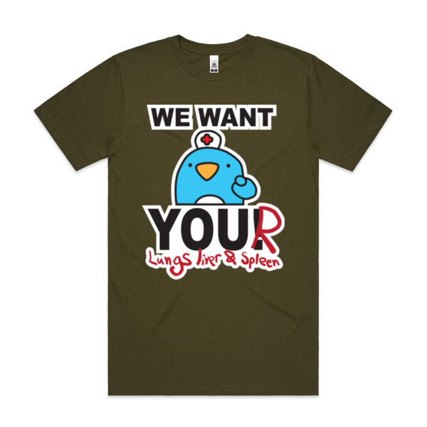 We Want You - AS Colour Mens Block T shirt Thumbnail