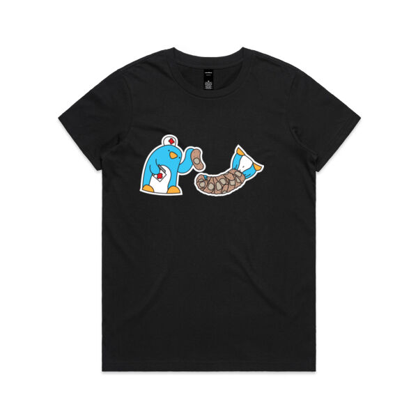 Bandages - Black - AS Colour Womens Maple Tee Thumbnail