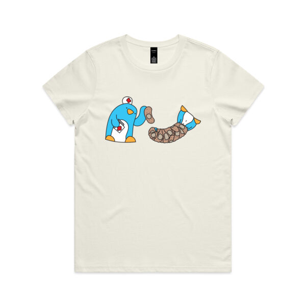 Bandages - Light - AS Colour Womens Maple Tee Thumbnail