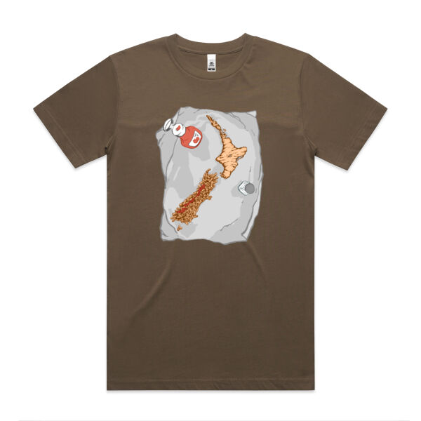 One Fish and a Scoop - AS Colour Mens Block T shirt Thumbnail