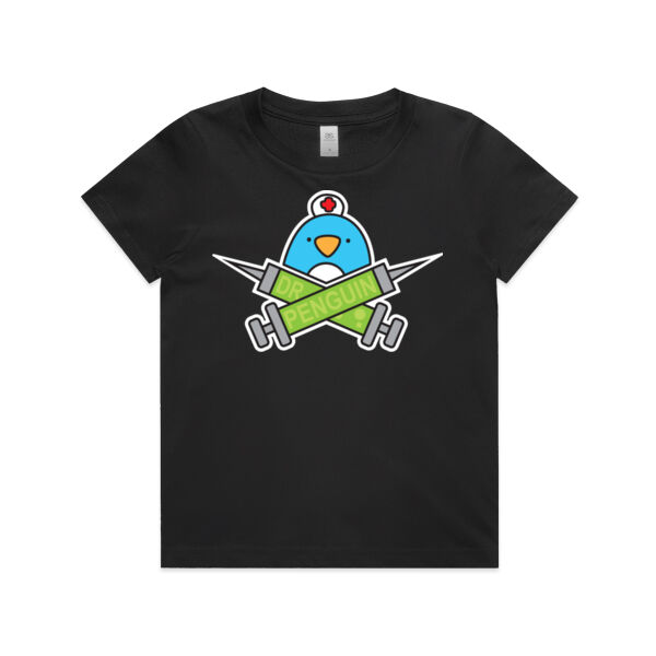 Dr Penguin - Black - Kids Thumbnail